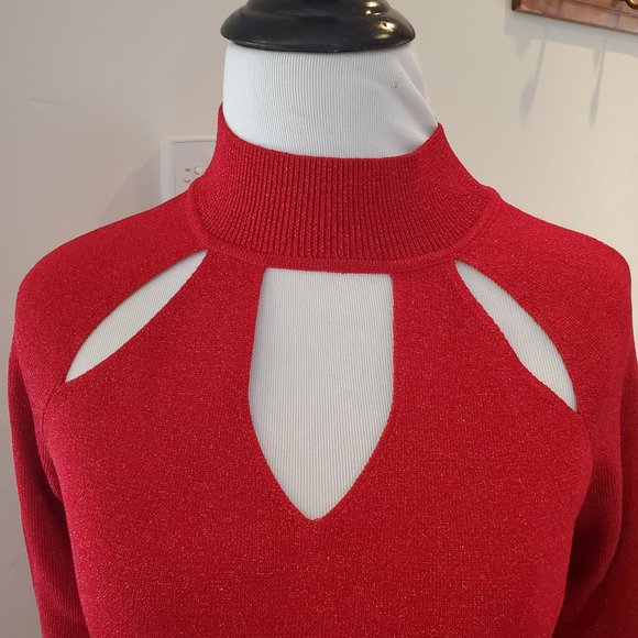 Metallic red sweater - Picture 4 of 6